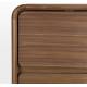 Chiffonnier Rise Zuiver Cabinet 5 Tiroirs en Frêne Couleur Noyer Semainier 40x45x112cm
