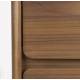 Chiffonnier Rise Zuiver Cabinet 5 Tiroirs en Frêne Couleur Noyer Semainier 40x45x112cm