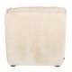 Fauteuil Radley Dutchbone Assise 1 Place Velours Beige et Bois Sofa Siège de Salon Rétro 82x83x100cm