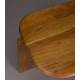 Table Basse Feller Dutchbone Table de Salon Acacia Guéridon Forme Angulaire 40x50x75cm