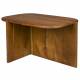 Table Basse Feller Dutchbone Table de Salon Acacia Guéridon Forme Angulaire 35x50x75cm