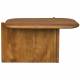 Table Basse Feller Dutchbone Table de Salon Acacia Guéridon Forme Angulaire 35x50x75cm