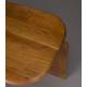 Table Basse Feller Dutchbone Table de Salon Acacia Guéridon Forme Angulaire 35x50x75cm