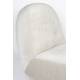Fauteuil Eden Sable Zuiver Siège de Salon Pivotant en Acier et Tissu Creme Assise Design 78x85x96cm