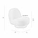 Fauteuil Eden Sable Zuiver Siège de Salon Pivotant en Acier et Tissu Creme Assise Design 78x85x96cm