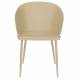 Lot de 2 Chaises Design Woody Fauteuils de Table GIGI Beige 53,5x57x81cm