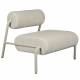 Fauteuil Lekima Blanc Cassé Zuiver Siège Assise de Salon en Tissu 70x87x93cm