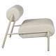 Fauteuil Lekima Blanc Cassé Zuiver Siège Assise de Salon en Tissu 70x87x93cm