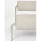 Fauteuil Lekima Blanc Cassé Zuiver Siège Assise de Salon en Tissu 70x87x93cm