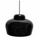 Suspension L Sum Athezza Luminaire Cloche Ronde Noir Lustre Design Eclairage Tamisé 25x60x60cm