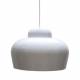 Suspension L Sum Athezza Luminaire Cloche Ronde Blanc Lustre Design Eclairage Tamisé 25x60x60cm