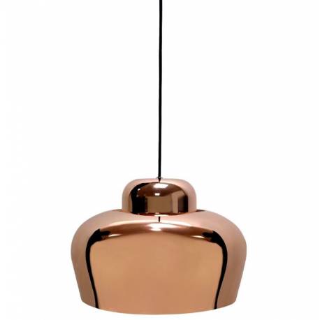 Suspension S Sum Athezza Luminaire Cloche Ronde Cuivré Lustre Design Eclairage Tamisé 17x35x35cm