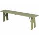 Banc Extérieur Avenue Zuiver Banquette 3 Personnes En Pin Vert Sauge Assise de Jardin 32x47x170cm