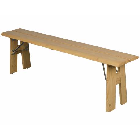 Banc Extérieur Avenue Zuiver Banquette 3 Personnes En Pin Naturel Assise de Jardin 32x47x170cm