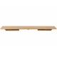 Banc Extérieur Avenue Zuiver Banquette 3 Personnes En Pin Naturel Assise de Jardin 32x47x170cm