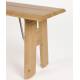Banc Extérieur Avenue Zuiver Banquette 3 Personnes En Pin Naturel Assise de Jardin 32x47x170cm