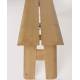 Banc Extérieur Avenue Zuiver Banquette 3 Personnes En Pin Naturel Assise de Jardin 32x47x170cm