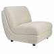 Fauteuil Mississipi Zuiver Assise Extérieur en Oléfine et Polypropylène Mobilier Extérieur Beige 82x83x100cm