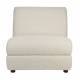 Fauteuil Mississipi Zuiver Assise Extérieur en Oléfine et Polypropylène Mobilier Extérieur Beige 82x83x100cm