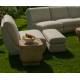 Fauteuil Mississipi Zuiver Assise Extérieur en Oléfine et Polypropylène Mobilier Extérieur Beige 82x83x100cm