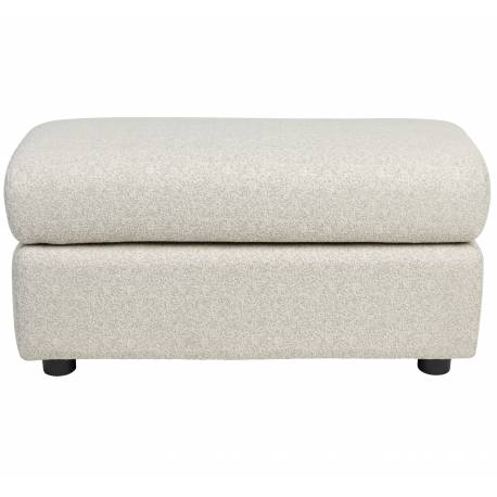 Pouf Mississipi Zuiver Assise Extérieur en Oléfine et Polypropylène Mobilier Extérieur Beige 40x40x82cm