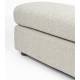 Pouf Mississipi Zuiver Assise Extérieur en Oléfine et Polypropylène Mobilier Extérieur Beige 40x40x82cm
