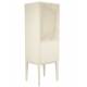 Armoire June Zuiver Colonne de Rangement 1 Porte sur Pied en Acier et Chêne Beige Vaisselier Bibliothèque 55x60x180cm
