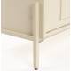 Meuble TV Faces Zuiver Enfilade 2 Portes 1 Niche Acier et Chêne Beige Meuble de Rangement Seventies 40x60x160cm