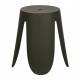Pouf Extérieur Gardenia Kaki Athezza Tabouret Polypropylene Assise de Jardin Design 30x30x45cm