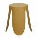 Pouf Extérieur Gardenia Moutarde Athezza Tabouret Polypropylene Assise de Jardin Design 30x30x45cm
