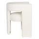 Chaise Design Médina Dutchbone Fauteuil Tendance Tissu Blanc Cassé Assise de Salon Originale 54x63x78cm