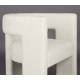 Chaise Design Médina Dutchbone Fauteuil Tendance Tissu Blanc Cassé Assise de Salon Originale 54x63x78cm