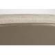 Fauteuil Benjamin Zuiver Assise Lounge Tissu et Polyuréthane Beige et Acier Noir Siège Pivotant 72x75x79cm