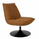 Fauteuil Jax Ocre Bouclé Woody Tendance Siège de Salon Cosy 66x78x81cm