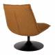 Fauteuil Jax Ocre Bouclé Woody Tendance Siège de Salon Cosy 66x78x81cm