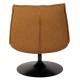 Fauteuil Jax Ocre Bouclé Woody Tendance Siège de Salon Cosy 66x78x81cm