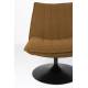 Fauteuil Jax Ocre Bouclé Woody Tendance Siège de Salon Cosy 66x78x81cm