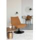 Fauteuil Jax Ocre Bouclé Woody Tendance Siège de Salon Cosy 66x78x81cm