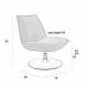 Fauteuil Jax Ocre Bouclé Woody Tendance Siège de Salon Cosy 66x78x81cm