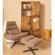 Armoire Trem Athezza Vitrine en Manguier Vaisselier 2 Portes Coulissante 2 Tiroirs 2 Niches Meuble Rétro 40x90x180cm