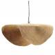 Supension Nacho Athezza Luminaire en Herbier Marin et Acier Lustre Design 46x52x119cm
