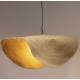 Supension Nacho Athezza Luminaire en Herbier Marin et Acier Lustre Design 46x52x119cm