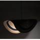 Supension Nacho Athezza Luminaire en Jonc de Mer et Acier Lustre Tricolore 100cm