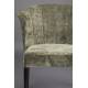 Lot de Deux Chaises Georgia Dutchbone Duo d'Assises en Velours Vert et Acier Noir Fauteuils de Table 60x62x78cm