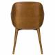 Chaise Taylor Dutchbone Fauteuil de Table en Frêne et Velours Beige Assise Seventies 56,5x59,5x83,5cm