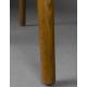 Chaise Taylor Dutchbone Fauteuil de Table en Frêne et Velours Beige Assise Seventies 56,5x59,5x83,5cm