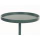 Table d'Appoint Jason Console Table Basse Zuiver Bois et Métal Bleue 46x46x56cm