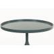 Table Basse Jason Console Table d'Appoint Zuiver Bois et Métal Bleu 42x69x69cm