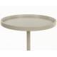 Table d'Appoint Jason Console Table Basse Zuiver Bois et Métal Beige 46x46x56cm