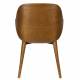 Chaise Taylor Dutchbone Fauteuil de Table en Frêne et Velours Vert Assise Seventies 56,5x59,5x83,5cm